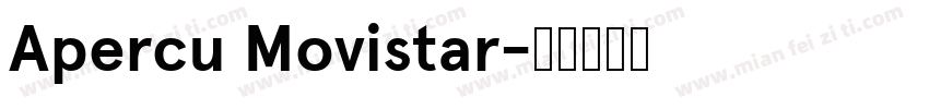 Apercu Movistar字体转换